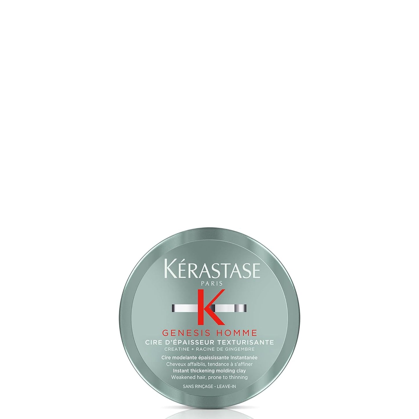Kérastase Genesis Homme Cire d’Épaisseur Texturisante Light Hold Wax Pomade for Men (2.5 oz)